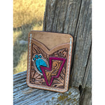 Card Wallet-lightning and Turquoise