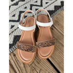 Little Girl Tooled Sandals