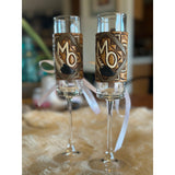 Custom Wedding Stemware