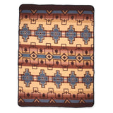 Brown Fleece Lodge Blanket