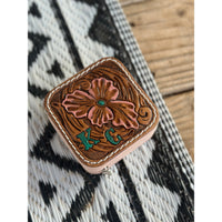 Custom Tooled Travel Jewelry Case