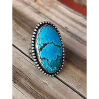 Blue Turquoise Ring size 7.5