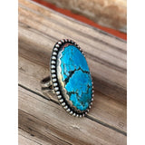 Blue Turquoise Ring size 7.5