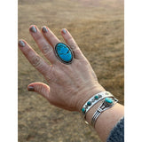 Blue Turquoise Ring size 7.5