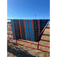 Turquoise Fleece Lodge Blanket