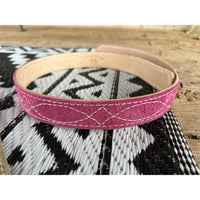 Pink Roughout Slinger Belt -size 32