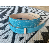 Turquoise Roughout Slinger Belt -size 42