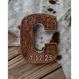 Custom Tooled Letter-12 inch