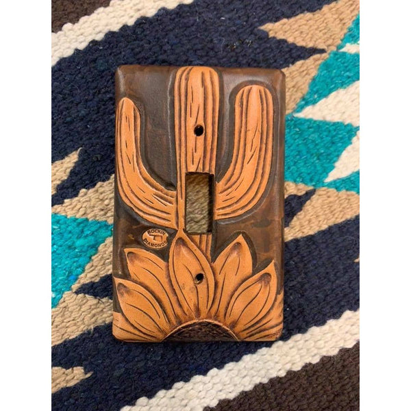 Custom Leather Lightswitch Cover