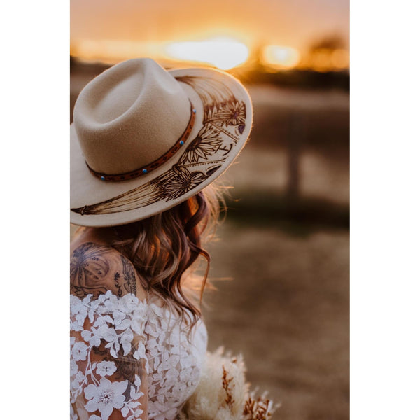 Custom Design Burned Hat - Main Image