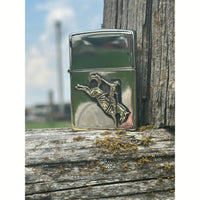 Silver Cowboy Lighter