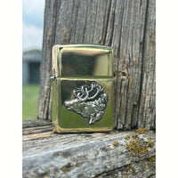 Brass Elk Lighter