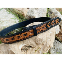 Custom Geo Stamped belt