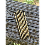 Brass toothpick - Rockin Diamond Leather 
