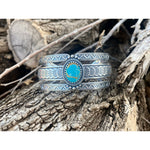 Turquoise and Sterling Cuff Bracelet