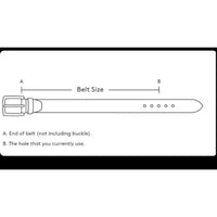 Custom Arrow basketweave Stamped belt- Black edge