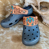 Crocs with Customs Straps