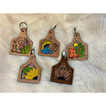 Cowtag keychain