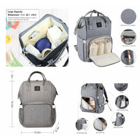 Diaper backpack with Large Patch